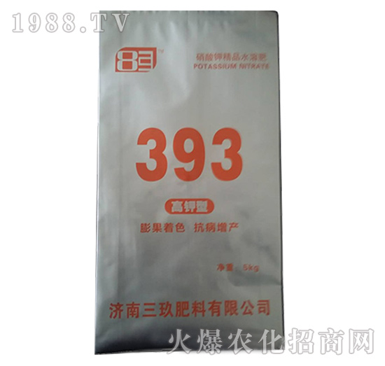 水溶肥393（高鉀型）-三玖肥料