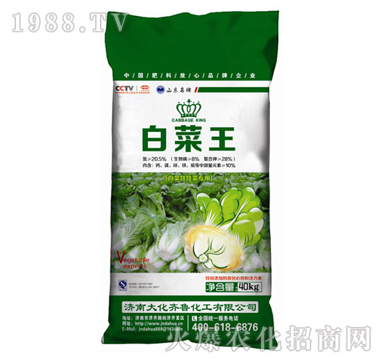 白菜娃娃菜專用肥-白菜王-大化齊魯