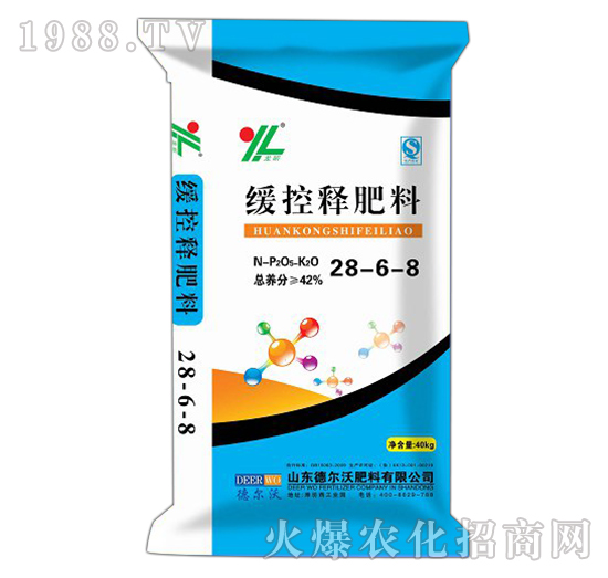 40kg緩控釋肥料28-6-8-龍昕-德爾沃