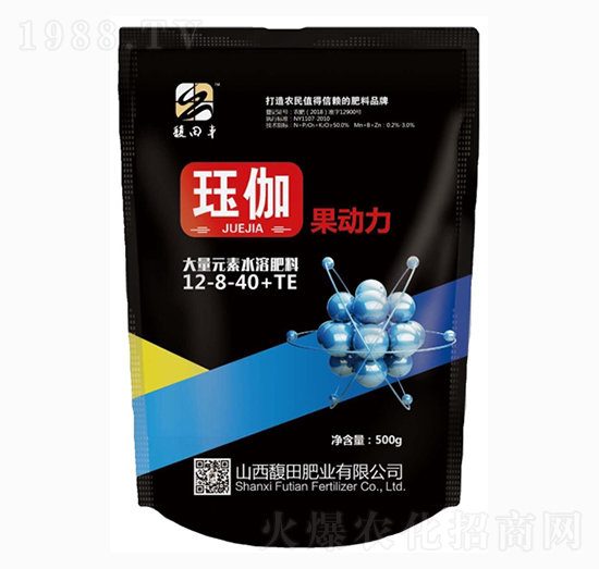 大量元素水溶肥料12-8-40+TE-玨伽果動力-馥田肥業(yè)