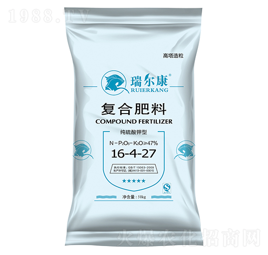 純硫酸鉀型復(fù)合肥料16-4-27-奧爾蘭-奧利