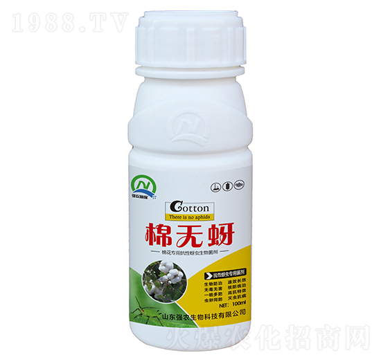 抗性蚜蟲專用菌劑-棉無蚜-強(qiáng)農(nóng)生物