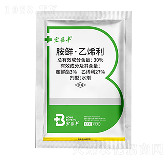 30%胺鮮·乙烯利 宏蓓豐 艾利農(nóng)