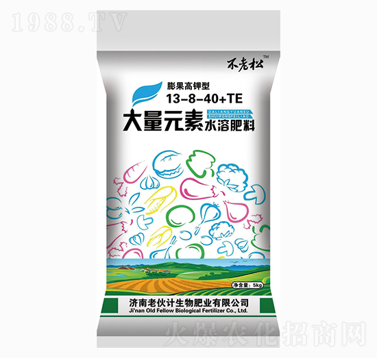 大量元素水溶肥料13-8-40+TE-老伙計