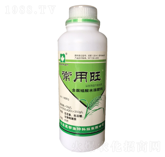 1000g含腐殖酸水溶肥料-常用旺-農(nóng)樂生物