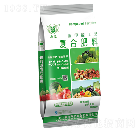 脲甲醛工藝復合肥料15-5-25-華億盛