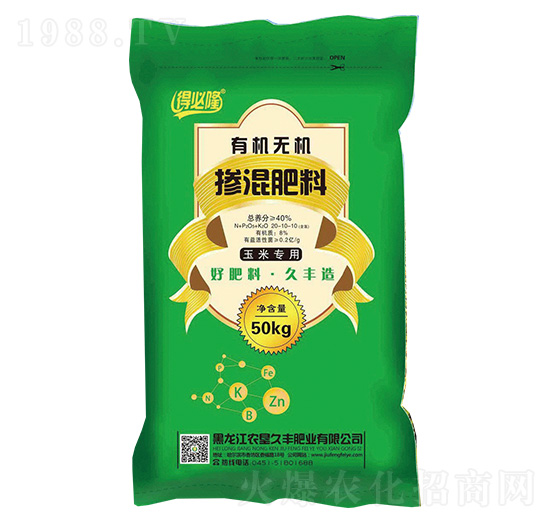 玉米專用有機無機摻混肥料得必隆-農(nóng)墾久豐