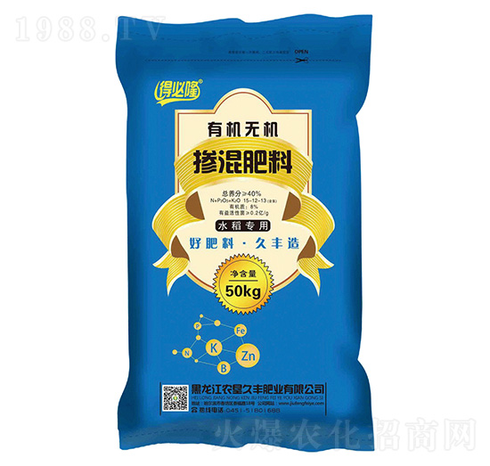 水稻專用有機(jī)無機(jī)摻混肥料得必隆-農(nóng)墾久豐