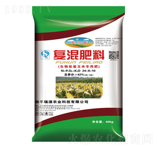 生物炭基玉米專用復(fù)混肥料24-8-10-瑞源農(nóng)業(yè)