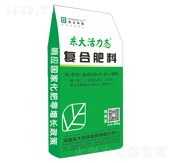 硫酸鉀型復(fù)合肥料10-5-12-東大活力態(tài)-東大科技