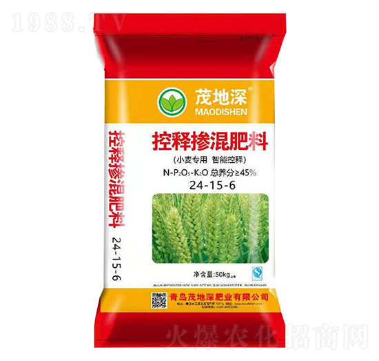 控釋摻混肥料24-15-6-茂地深