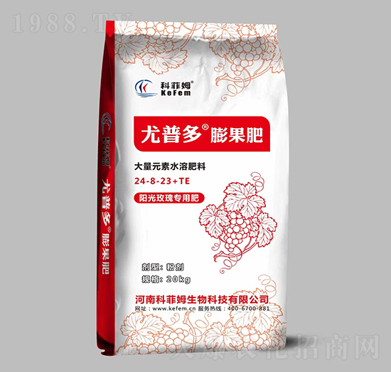 陽(yáng)光玫瑰專用型膨果肥24-8-23+TE-尤普多-科菲姆