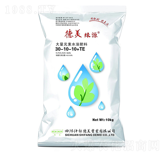 大量元素水溶肥料30-10-10+TE-德美綠源-德美實(shí)業(yè)