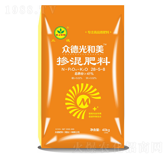 摻混肥料28-5-8-眾德光和美-眾德肥料