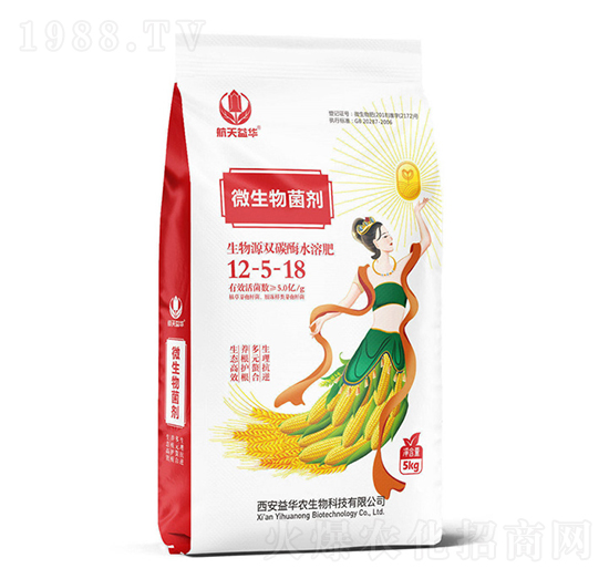 生物源雙碳酶水溶肥12-5-18+TE-核金-益華生物