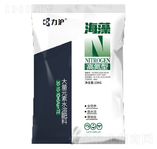 高氮型大量元素水溶肥料30-10-10+6Aa+TE-力滬生物