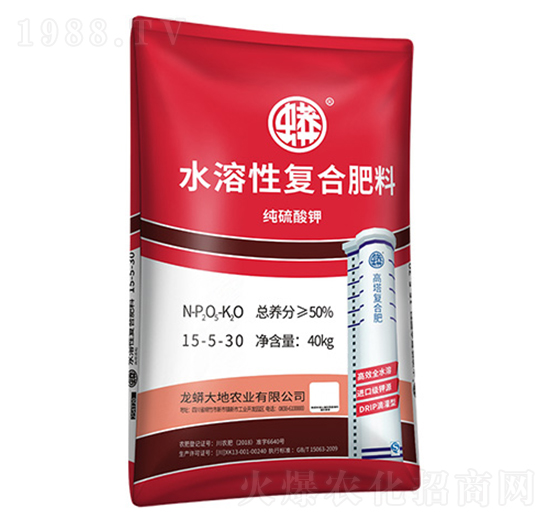 純硫酸鉀水溶性復(fù)合肥料15-5-30-蟒牌-農(nóng)技小院