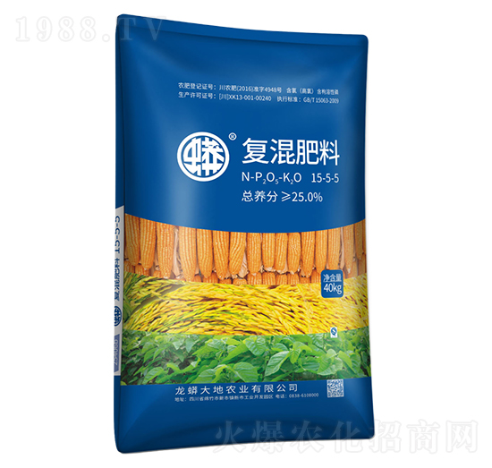 復(fù)混肥料15-5-5-龍蟒磷化工