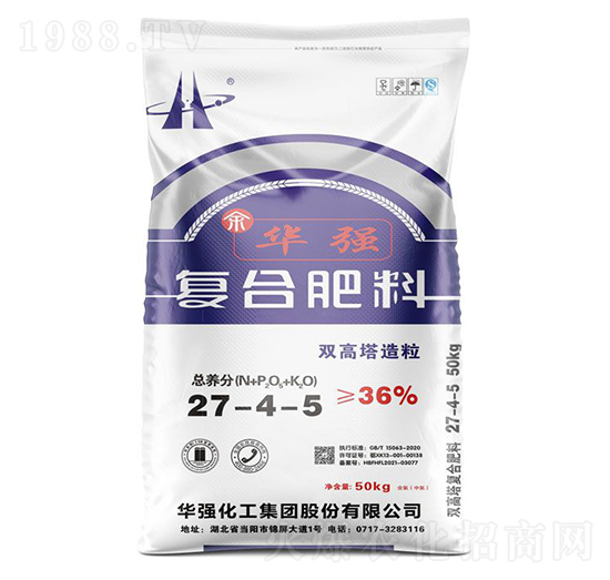 雙高塔造粒復(fù)合肥料27-4-5-余華強(qiáng)-華強(qiáng)化工集團(tuán)