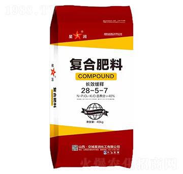 長效緩釋復(fù)合肥料28-5-7-星潤化工