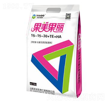 大量元素水溶肥料15-15-30+TE+HA-果美果麗-天鹿生物