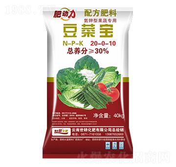 氮鉀型果蔬專用配方肥20-0-10-豆菜寶-世耕