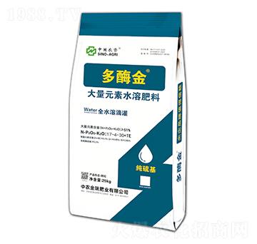 大量元素水溶肥料（純硫基）17-4-30+TE-多酶金-中農(nóng)金瑞