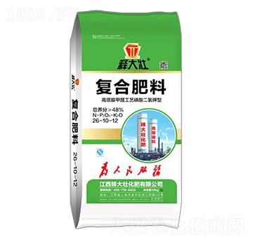 高塔脲甲醛工藝磷酸二氫鉀型復(fù)合肥料26-10-12-釋大壯