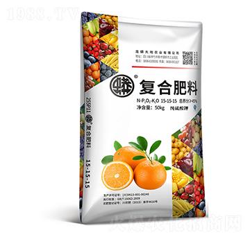 蟒牌純硫酸鉀果蔬復(fù)合肥料15-15-15-龍蟒磷化工